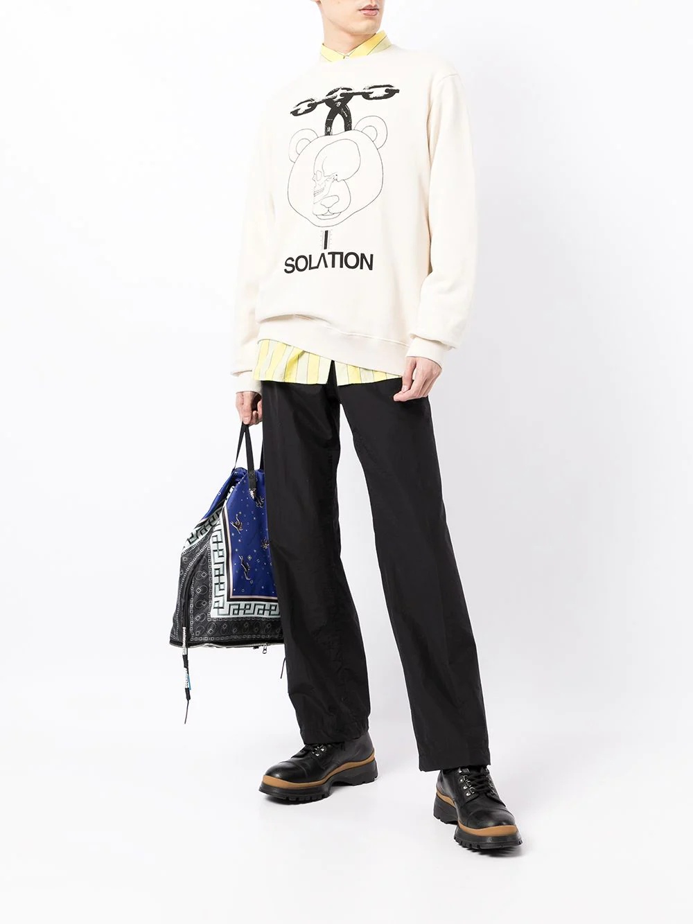 Solation-print sweatshirt - 2