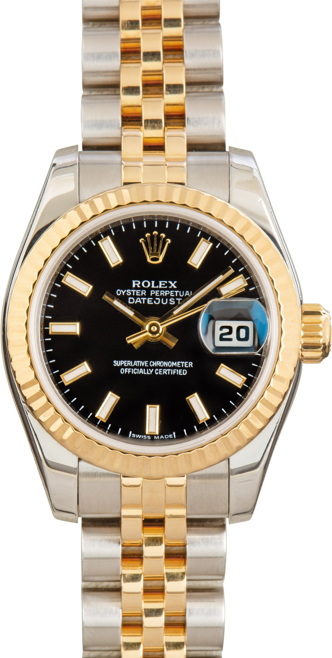 Lady Rolex Datejust 179173 Black Dial - 1