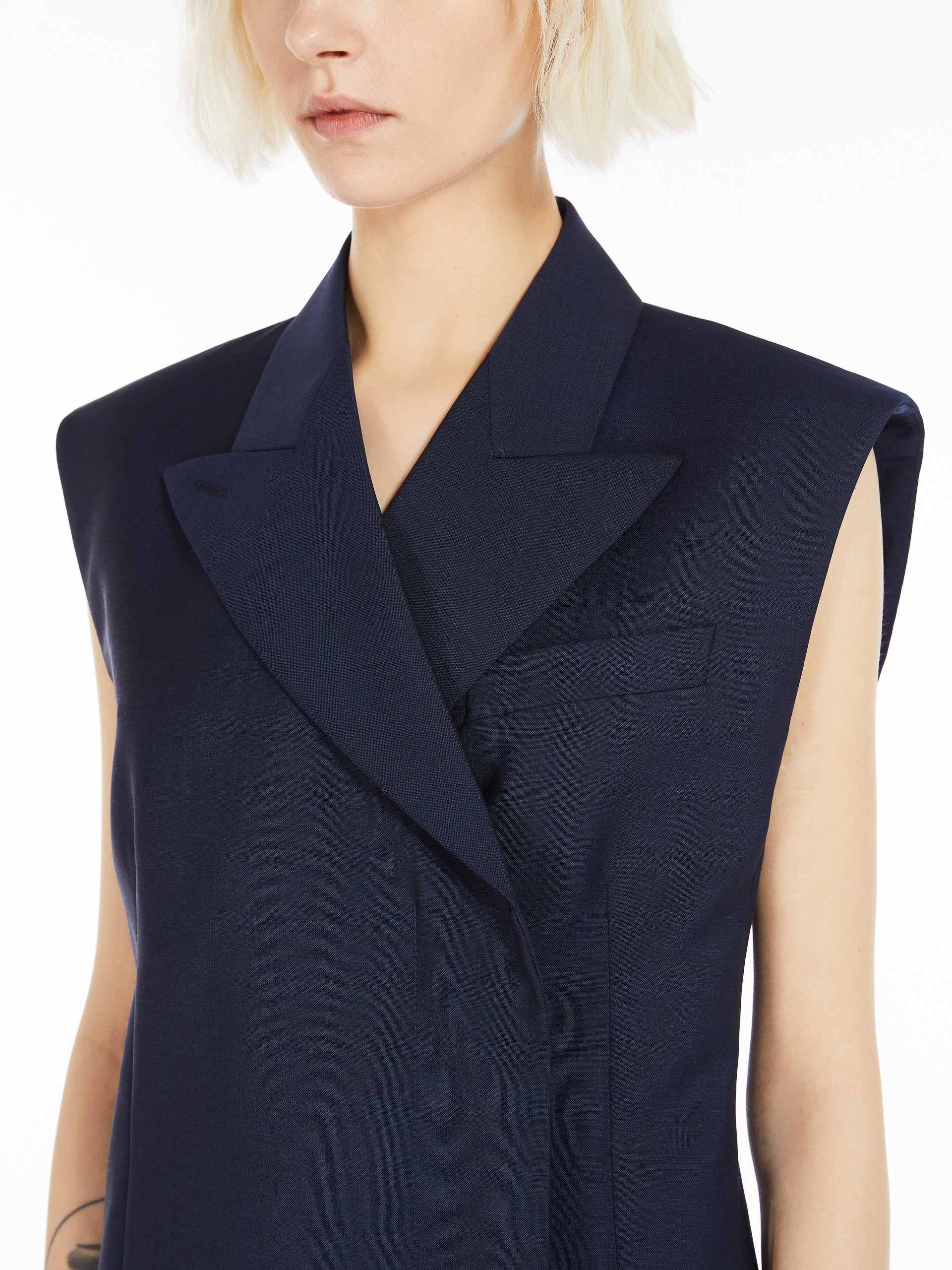 ILEX Sleeveless tailored blazer - 5