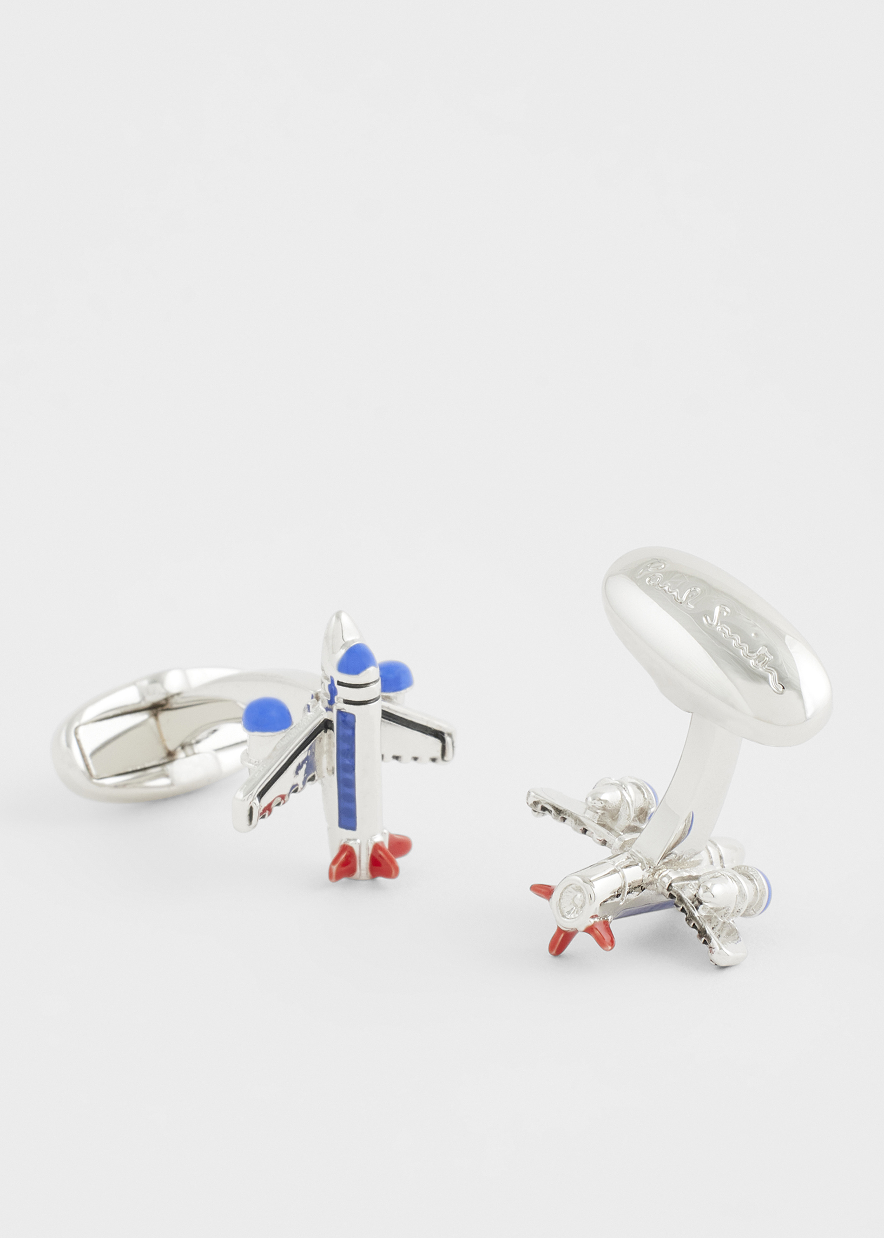 Silver 'Aeroplane' Cufflinks - 2