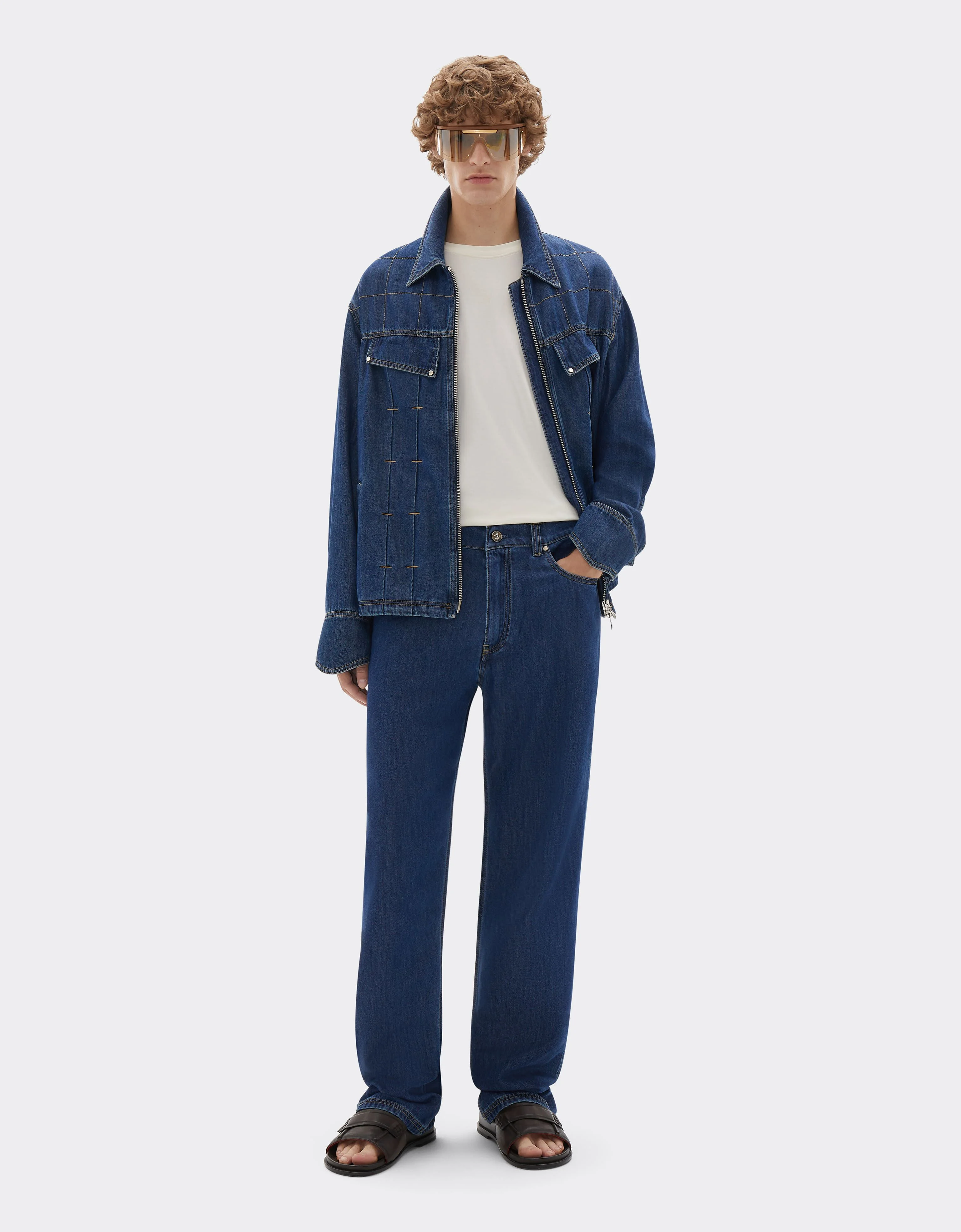 5-Pocket Jeans with Alcantara® Details - 1