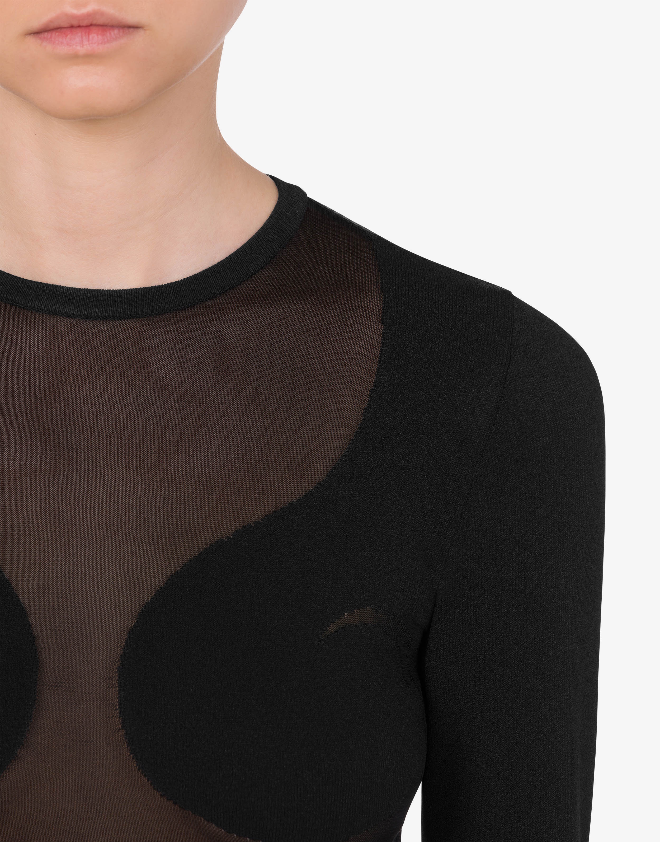 STRETCH VISCOSE PULLOVER - 4