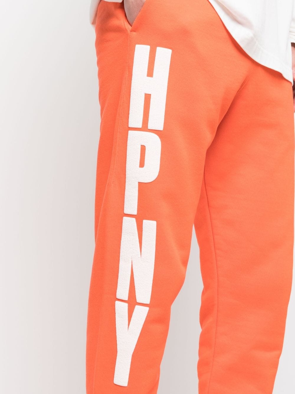 HPNY-print tapered track pants - 5
