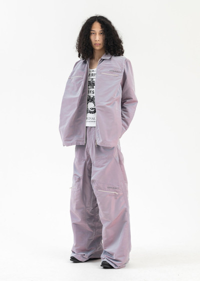 Y/Project IRIDESCENT LILAC POP-UP OVERSHIRT outlook