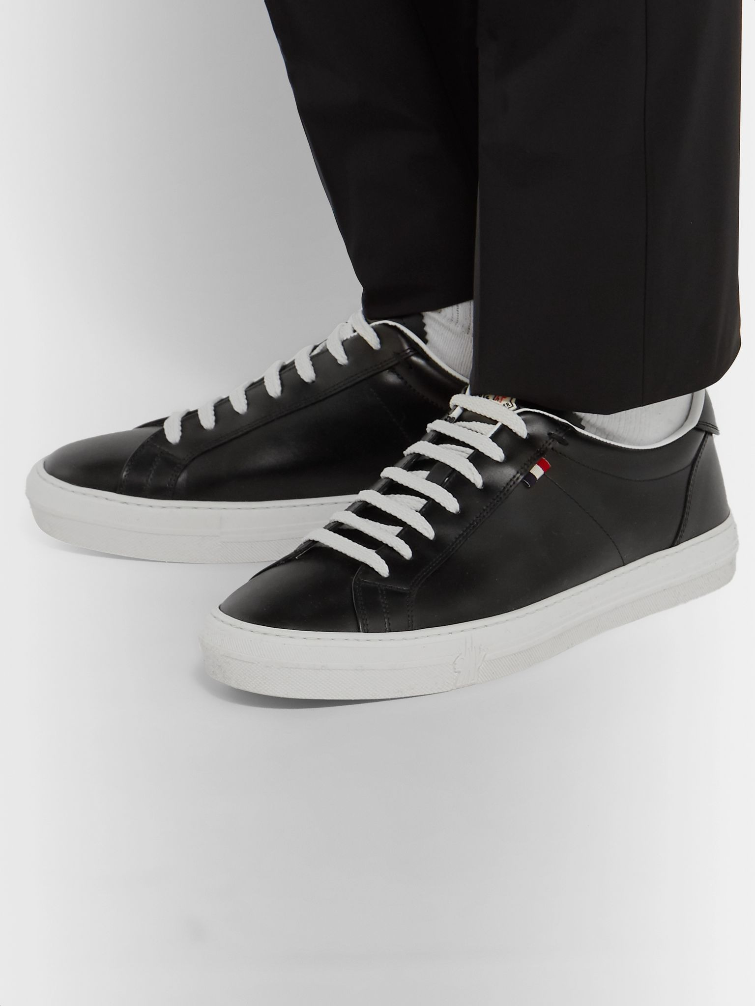 Monaco Leather Sneakers Black - 3