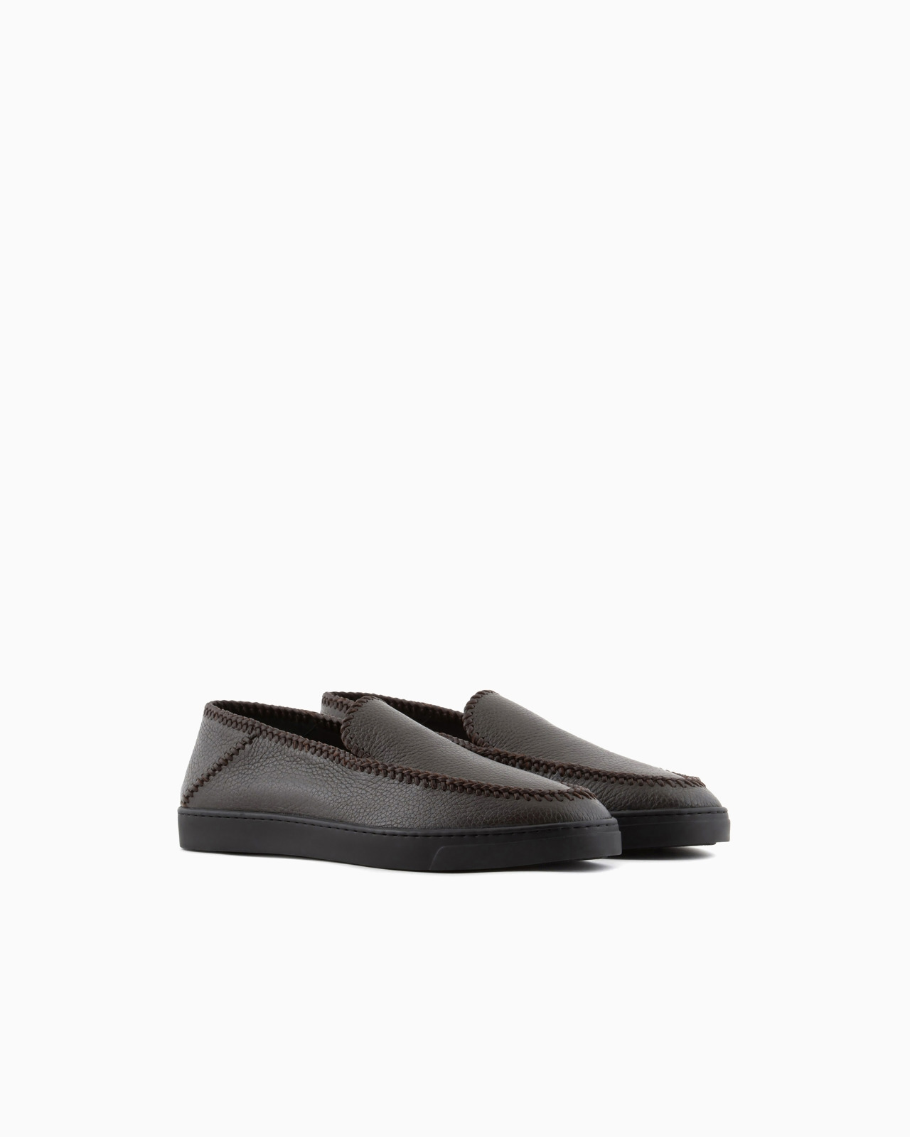 Galleria 3 deerskin slip-ons with threading - 2