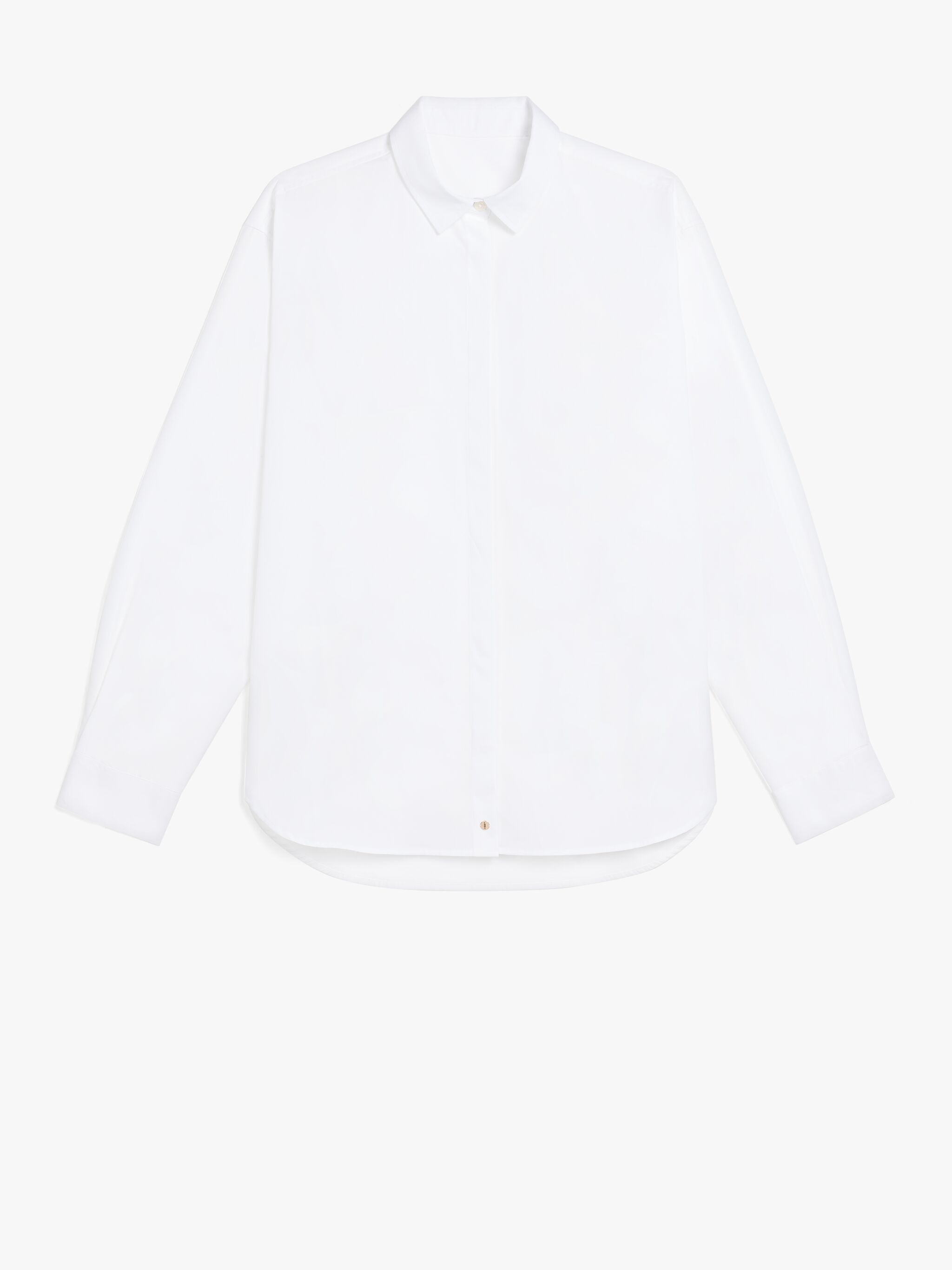 BLUEBELLS WHITE COTTON SHIRT - 1