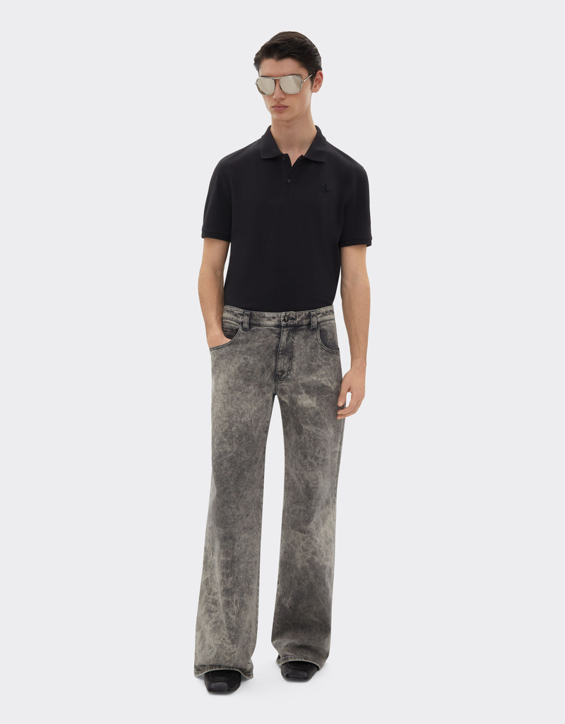 Ferrari Organic cotton piqué polo shirt with Prancing Horse outlook