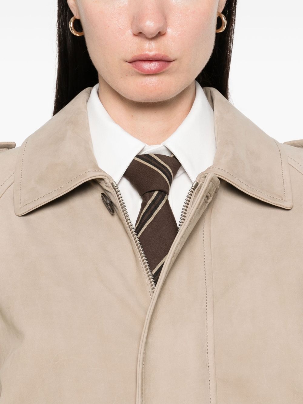 suede bomber jacket - 5