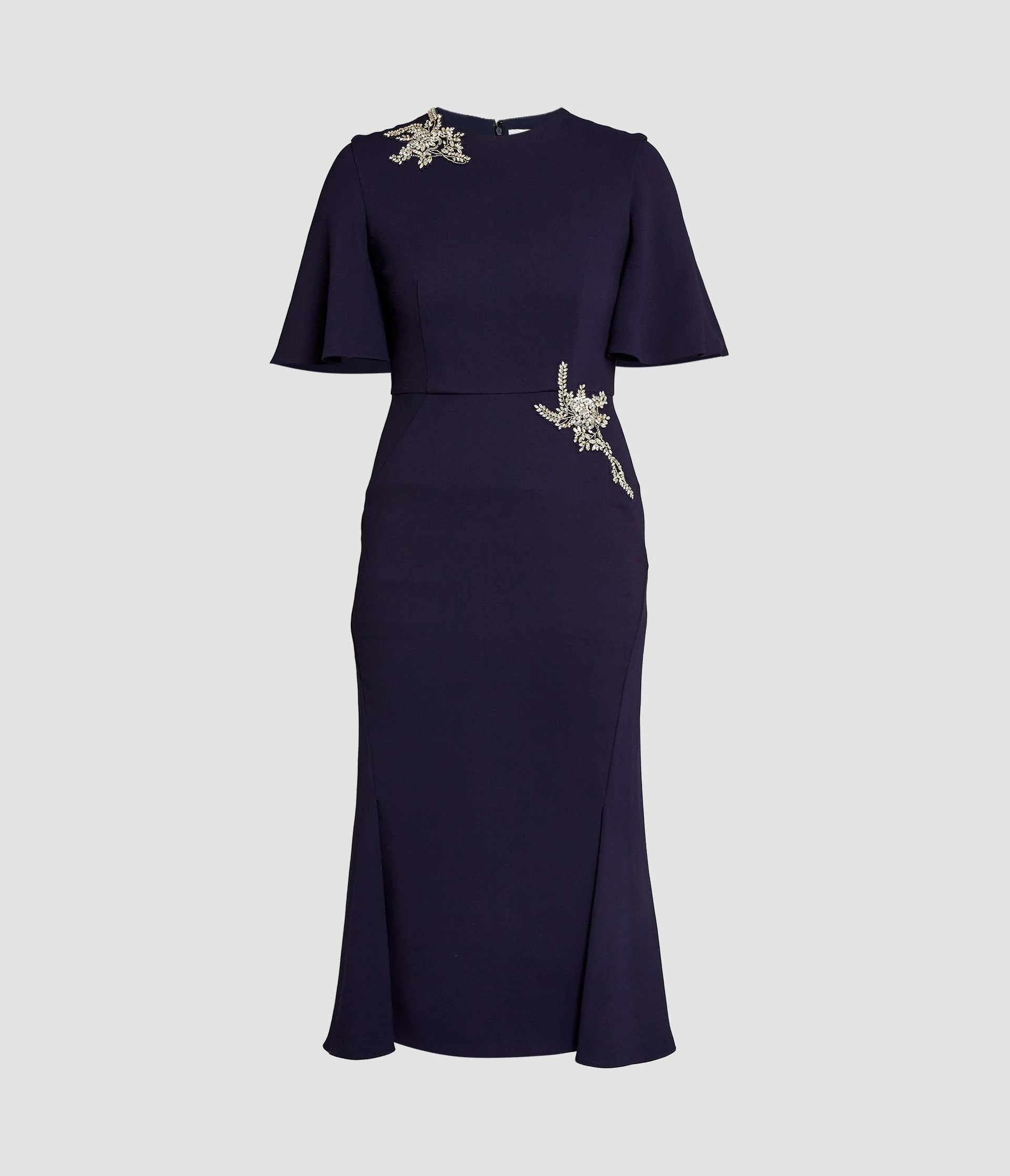 SHORT SLEEVE MIDI DRESS - 1