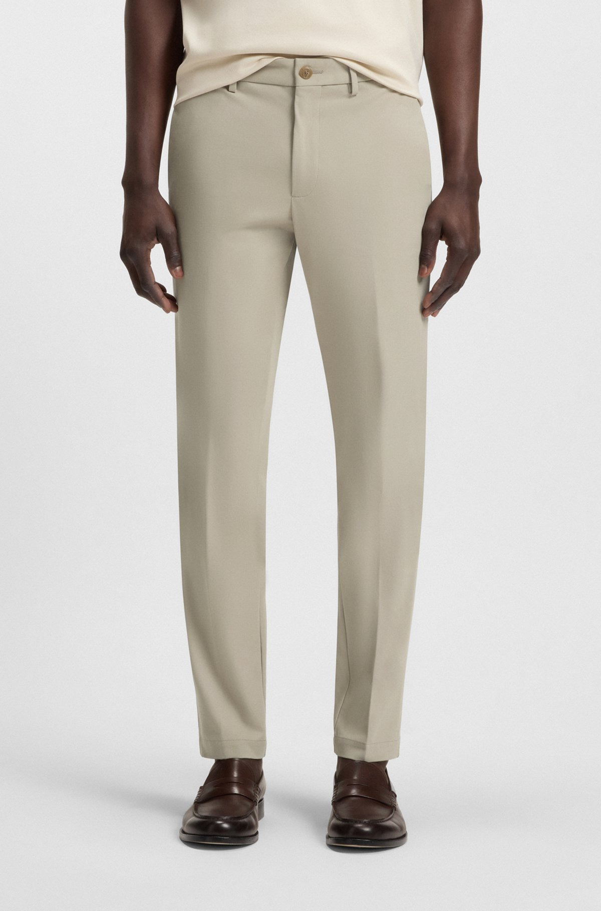 SLIM-FIT PANTS IN COTTON - 2
