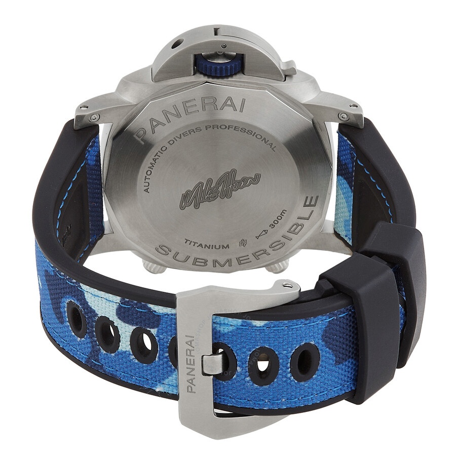 Panerai Submersible Chronograph Automatic Blue Dial Men's Watch PAM01291 - 3