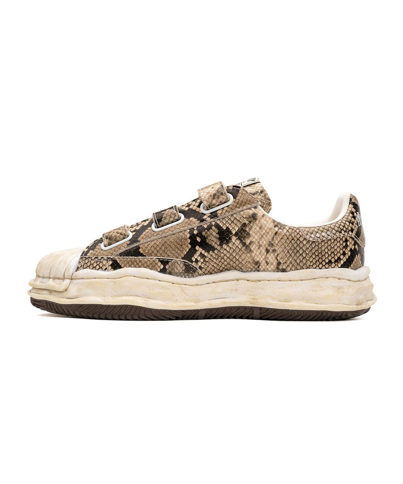 "BLAKEY" OG Sole Python Printed Leather Low-top Sneaker 14