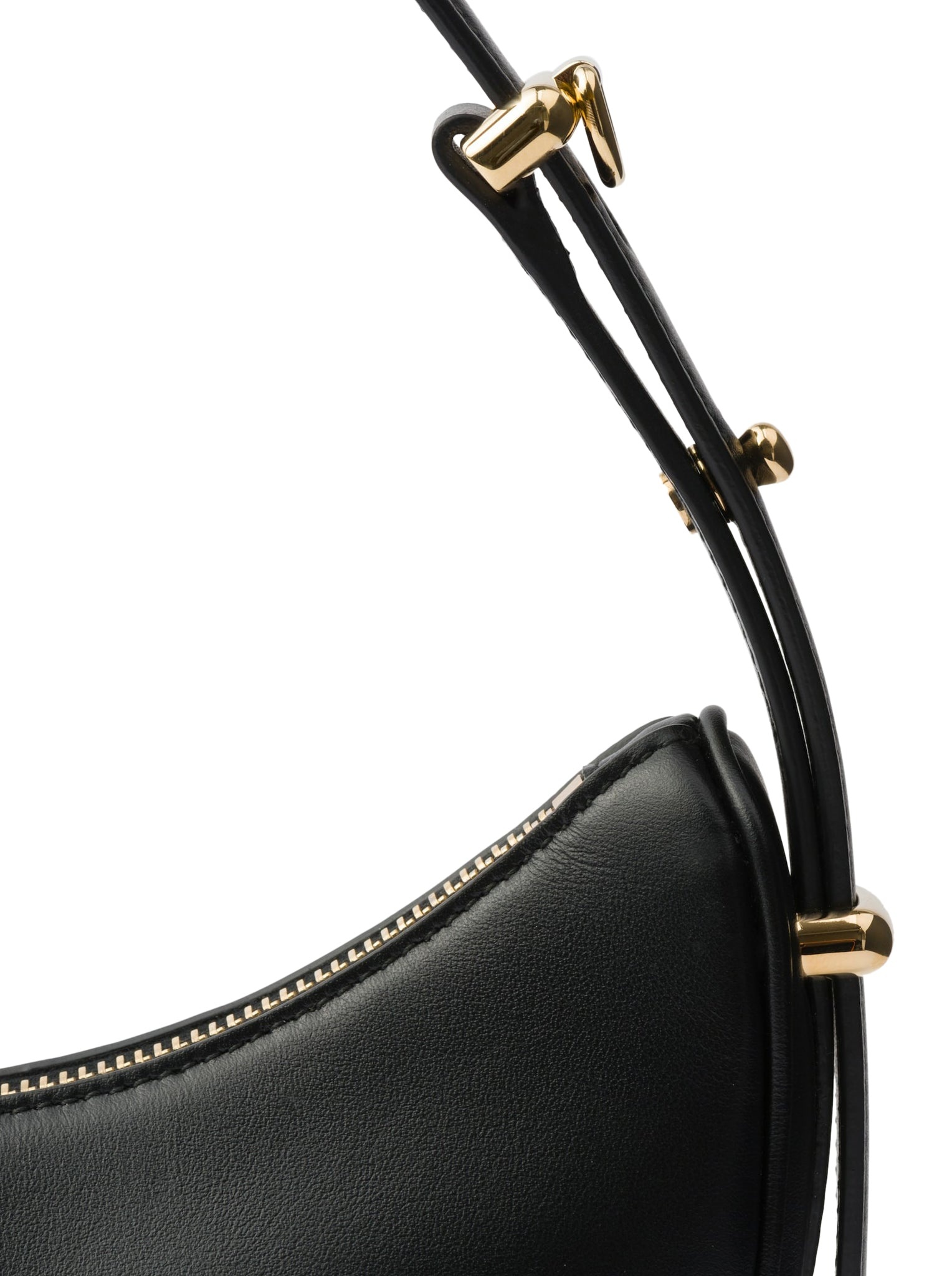 PRADA ARQUÉ SHOULDER BAG IN LEATHER - 8