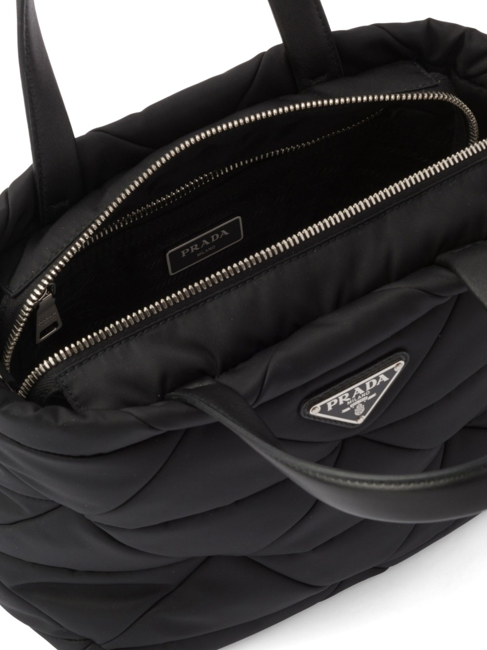 Padded Re-Nylon tote bag - 7