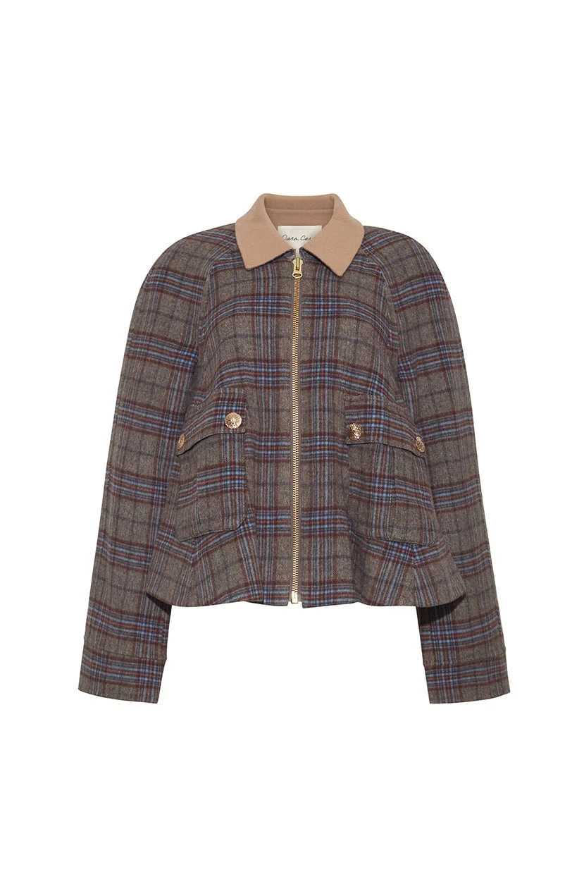 Andrew Jacket
Cropped Plaid, Oversized Cool - 1