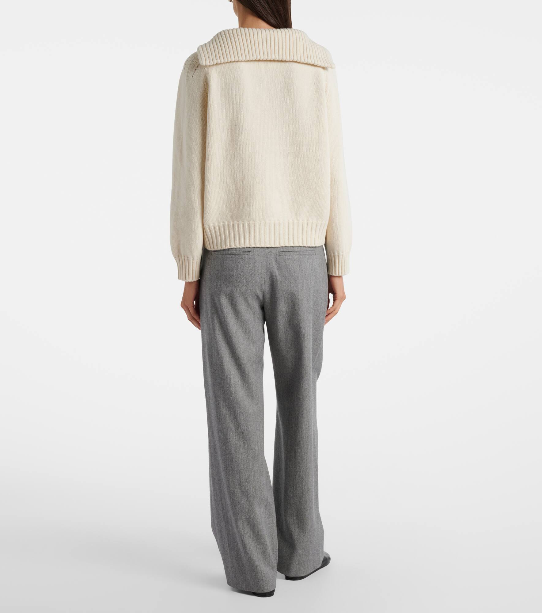 Wool and cashmere sweater - 3