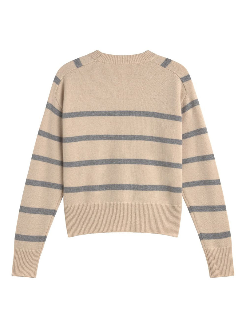 PESERICO striped long-sleeve jumper outlook
