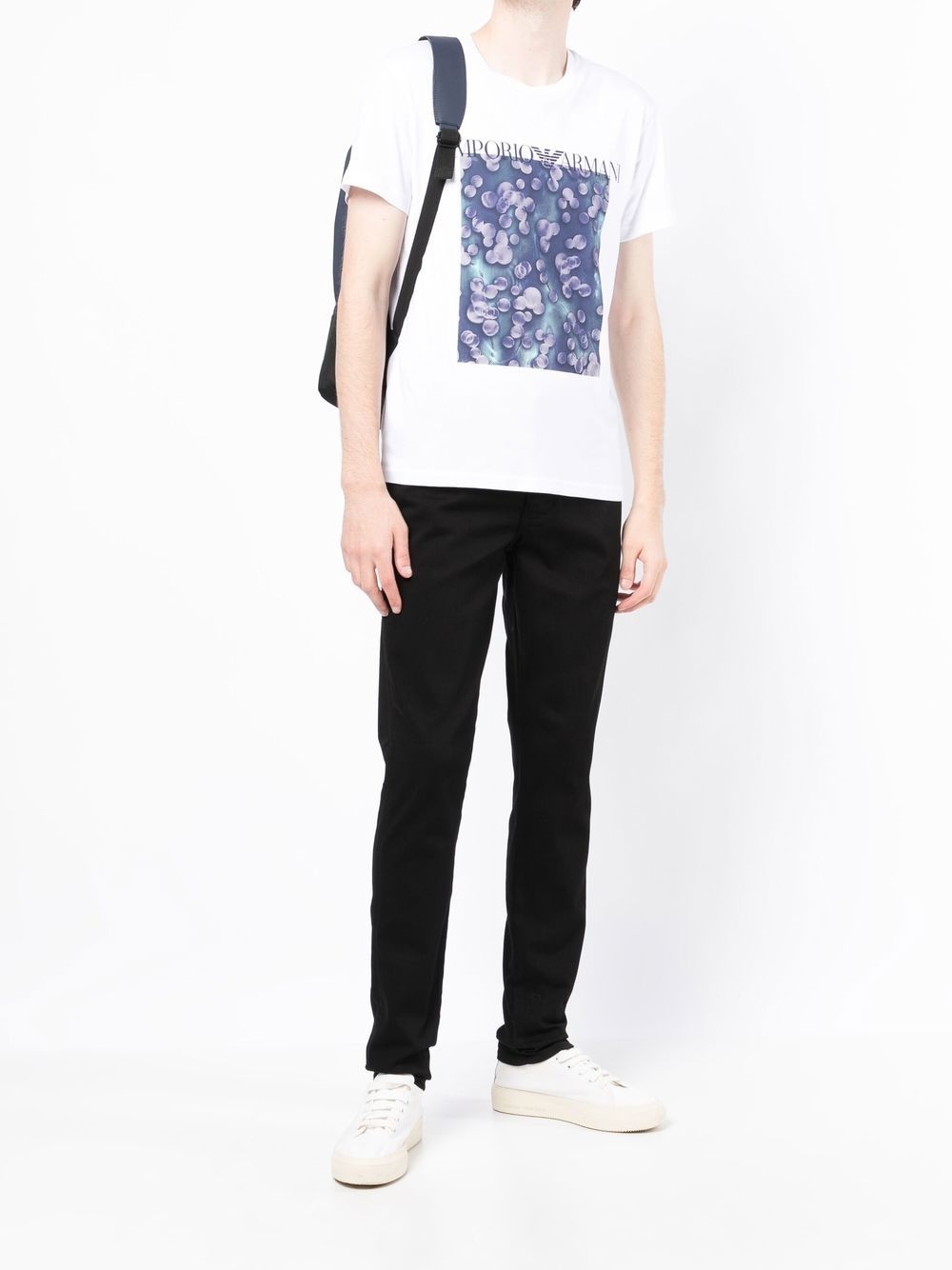 slim-cut denim jeans - 2