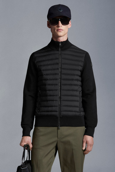 Moncler Padded Cotton Zip-Up Cardigan outlook