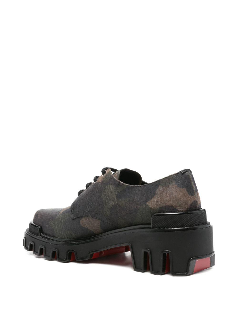 leather lace-up boots - 3