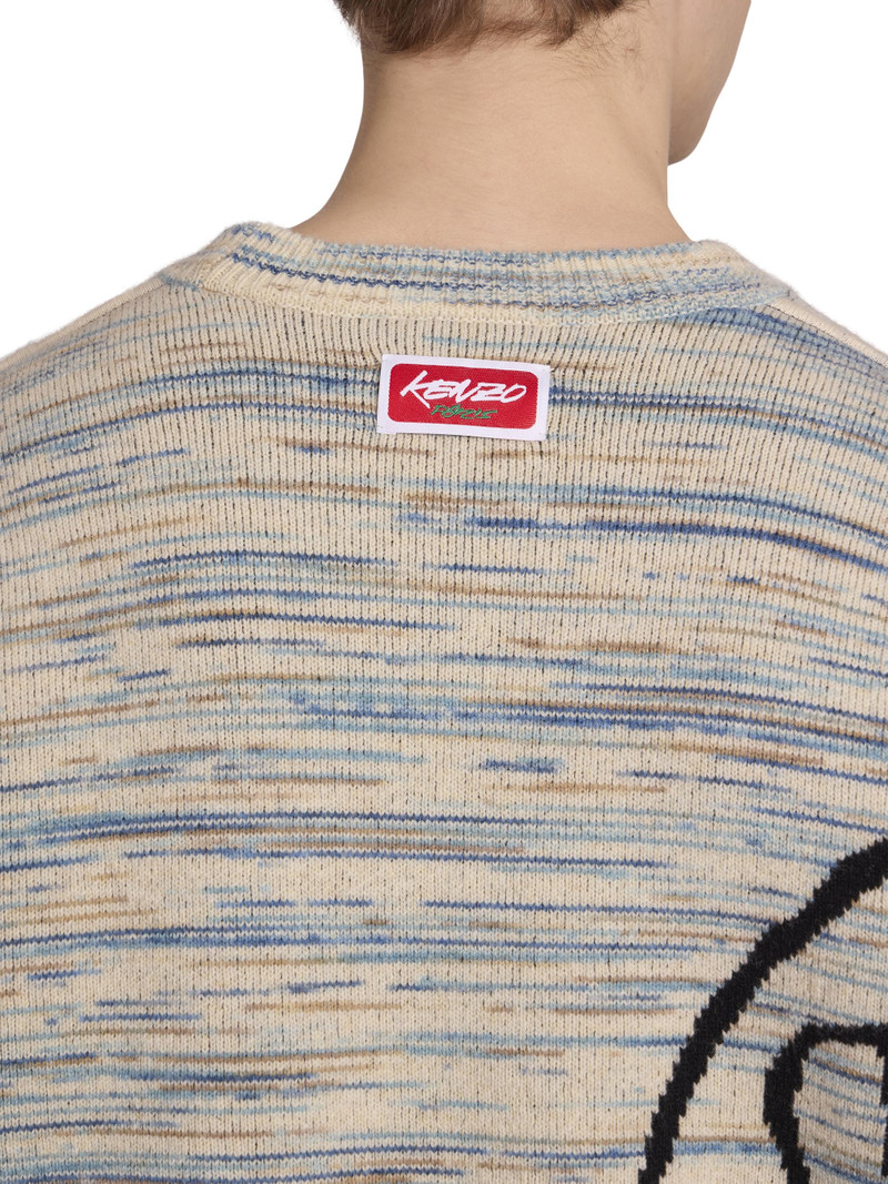 Men's Reversible Futura Stretch-Wool Sweater - Off White 7