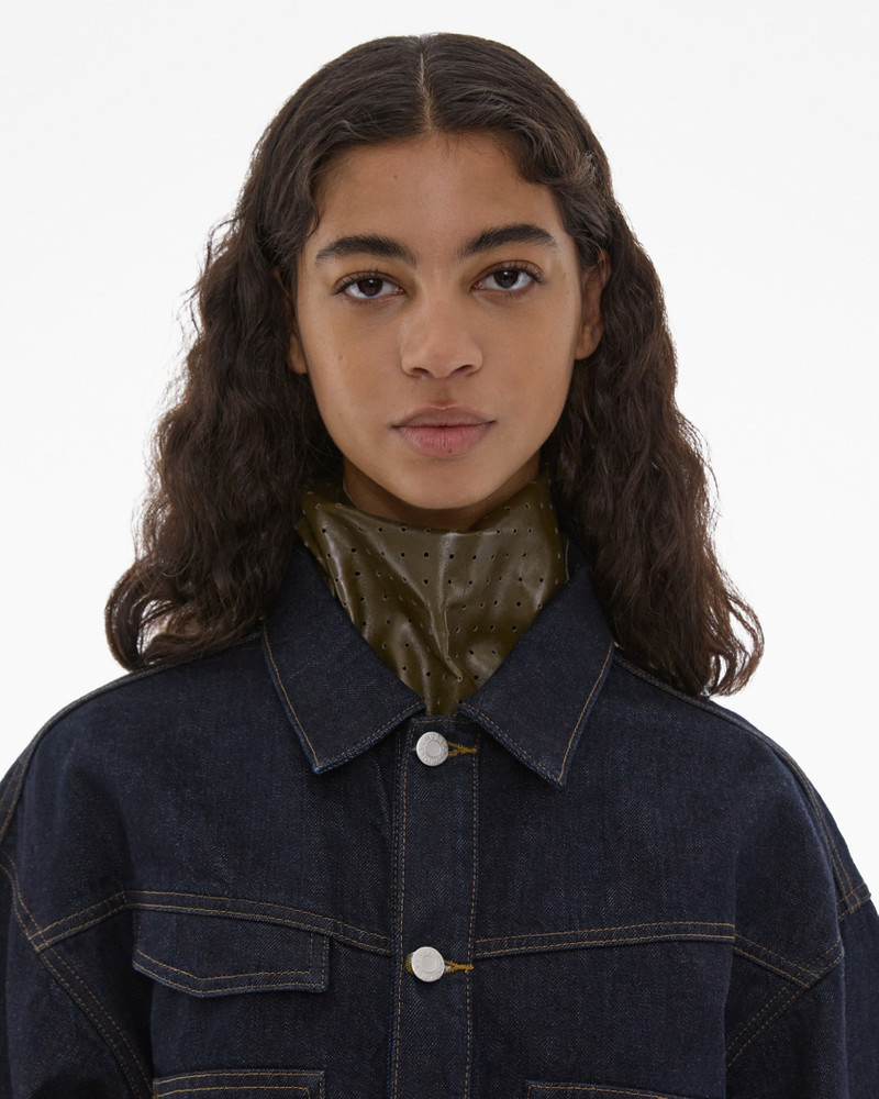 CROPPED DENIM TRUCKER JACKET 7