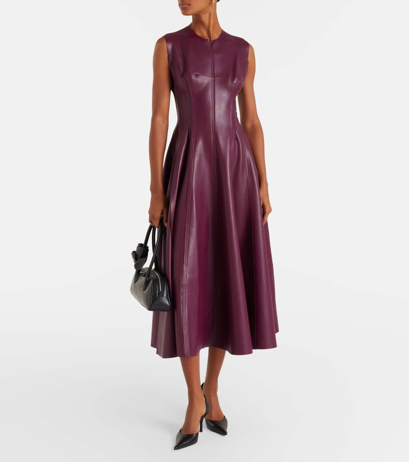 NORMA KAMALI Grace pleated midi dress outlook