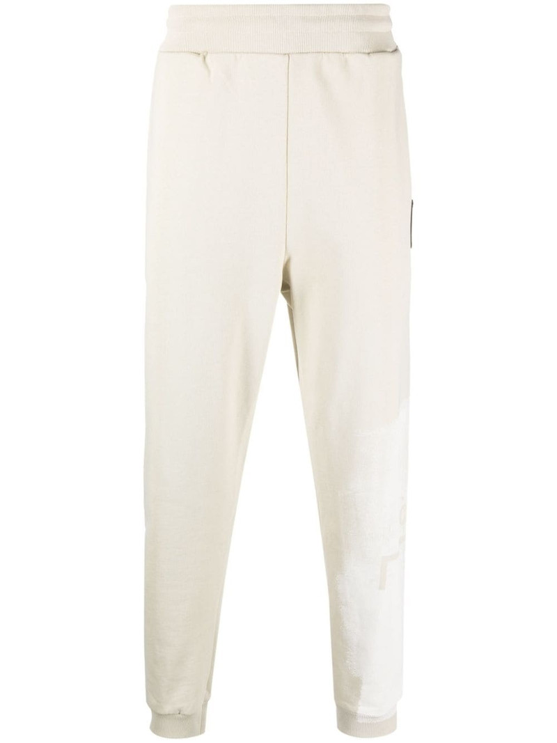 Brushstroke tapered track pants 1