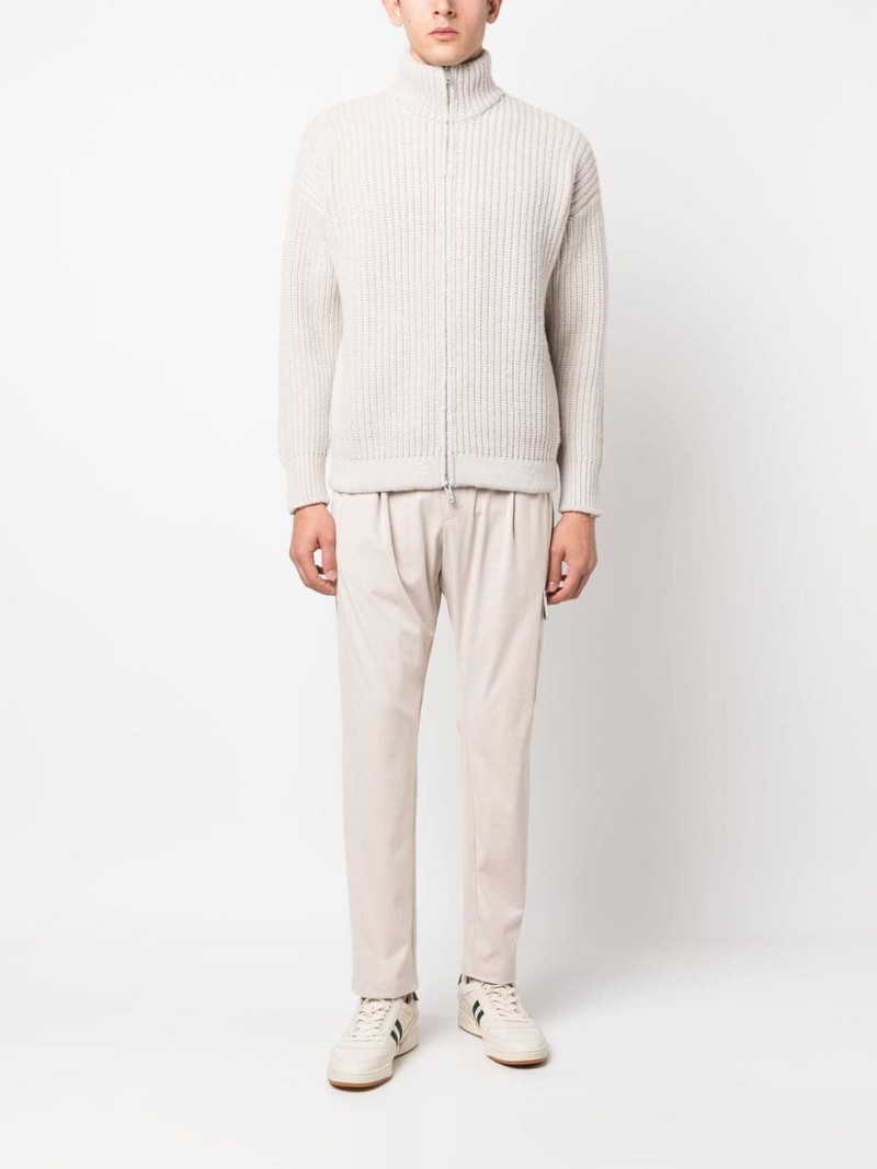Herno drawstring straight-leg trousers outlook