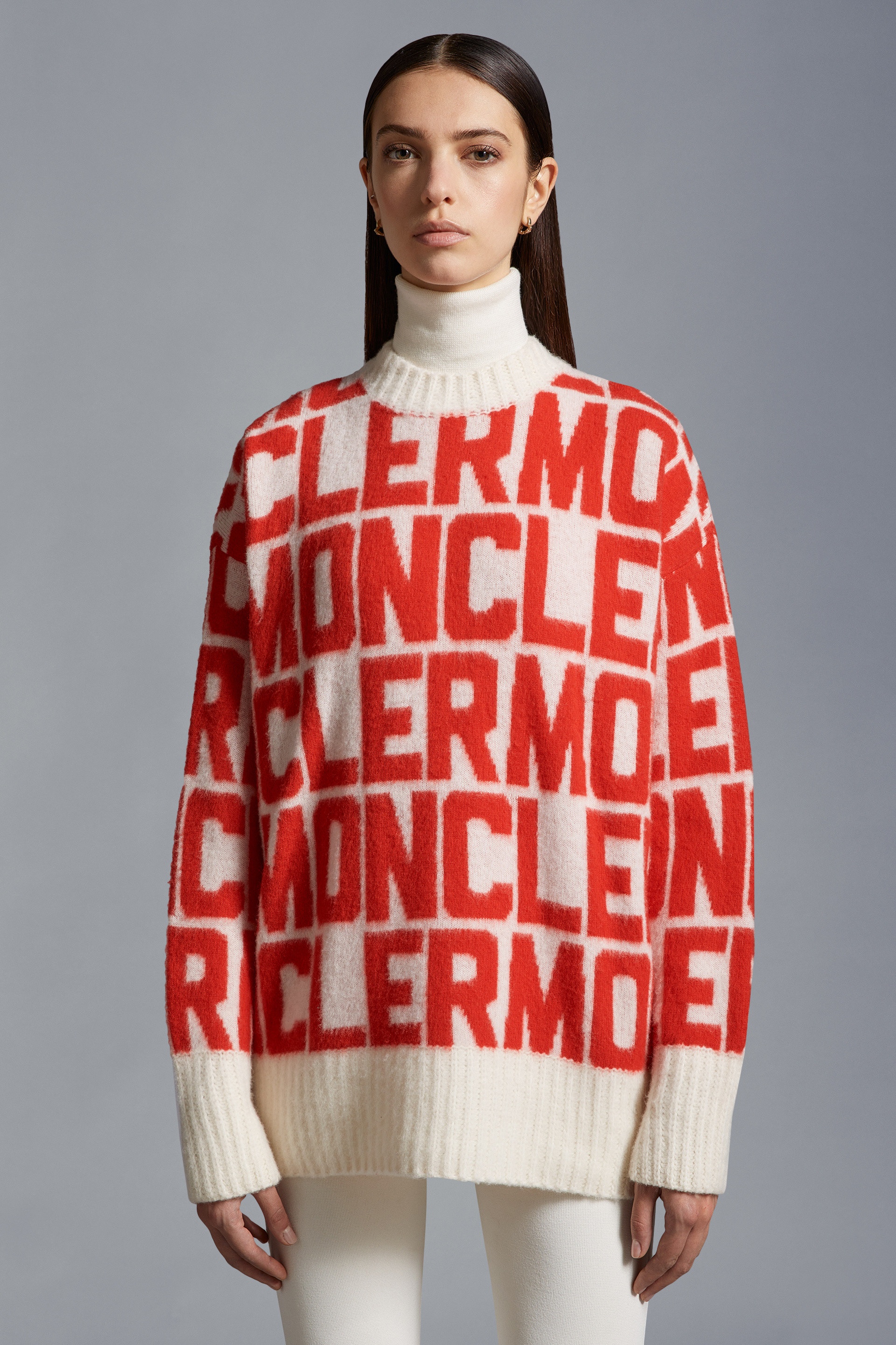 Logo Wool Jacquard Sweater - 3