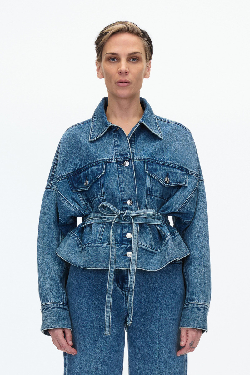 3.1 Phillip Lim Denim Boxy Jacket outlook