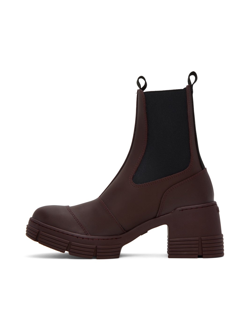 Burgundy City Boots - 3