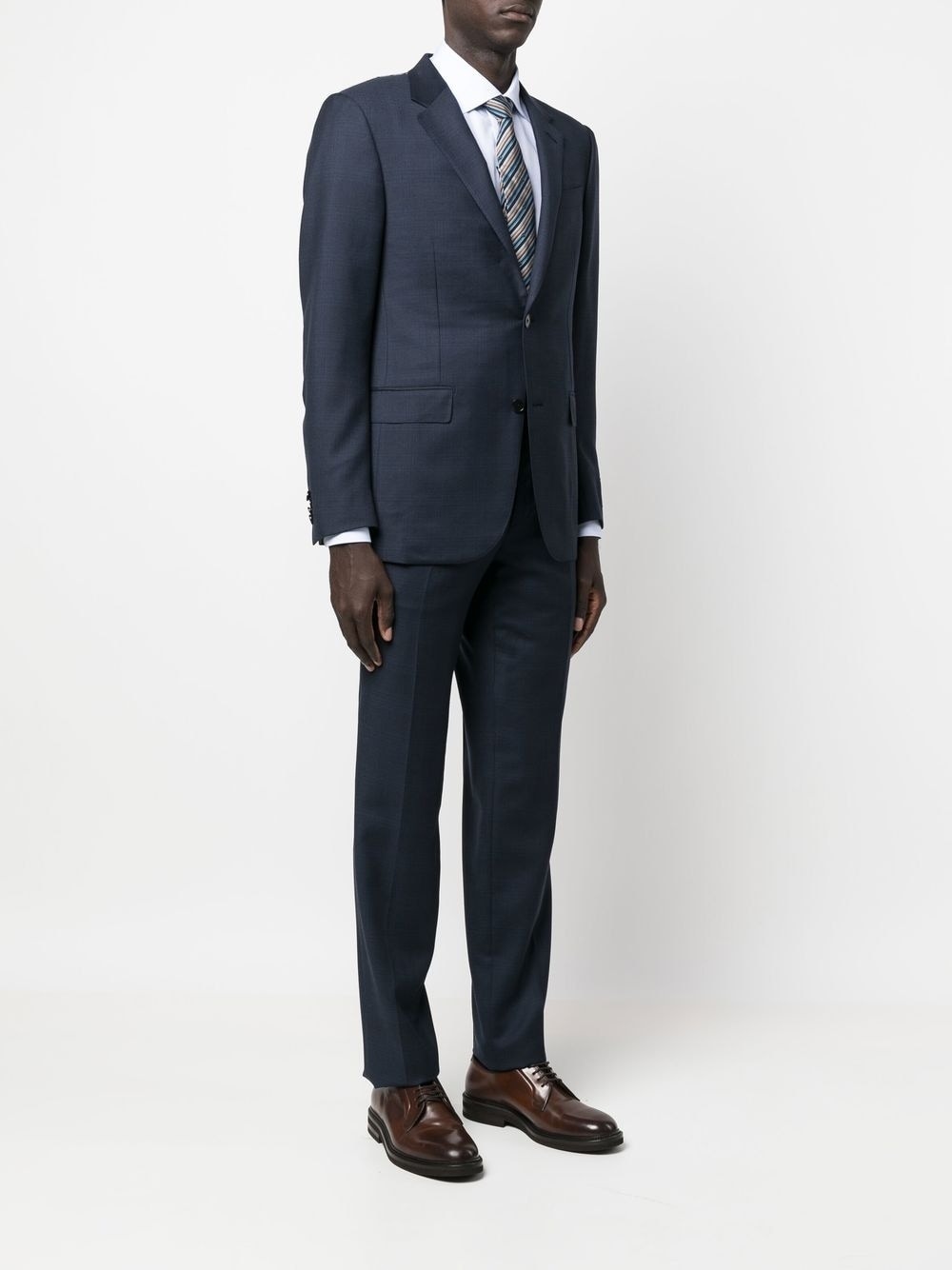 single-breasted tailored suit - 3