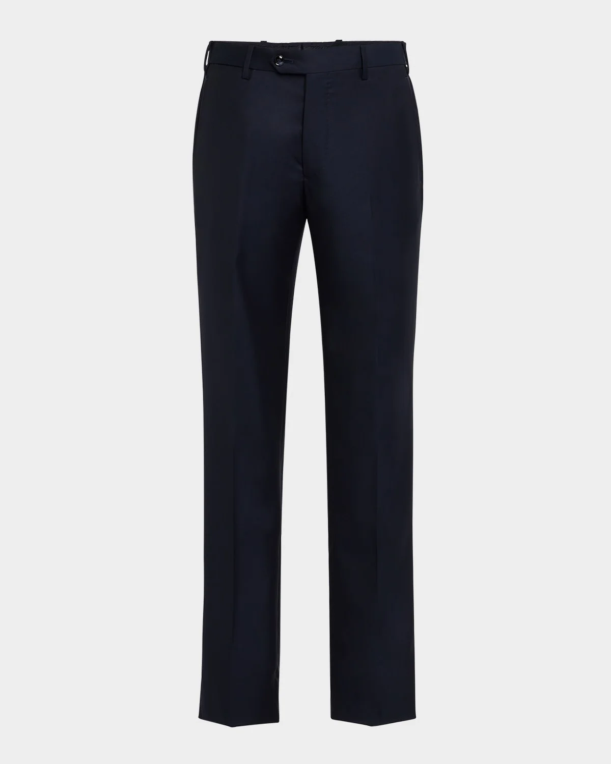 Men's Flat-Front Twill Trousers - 1