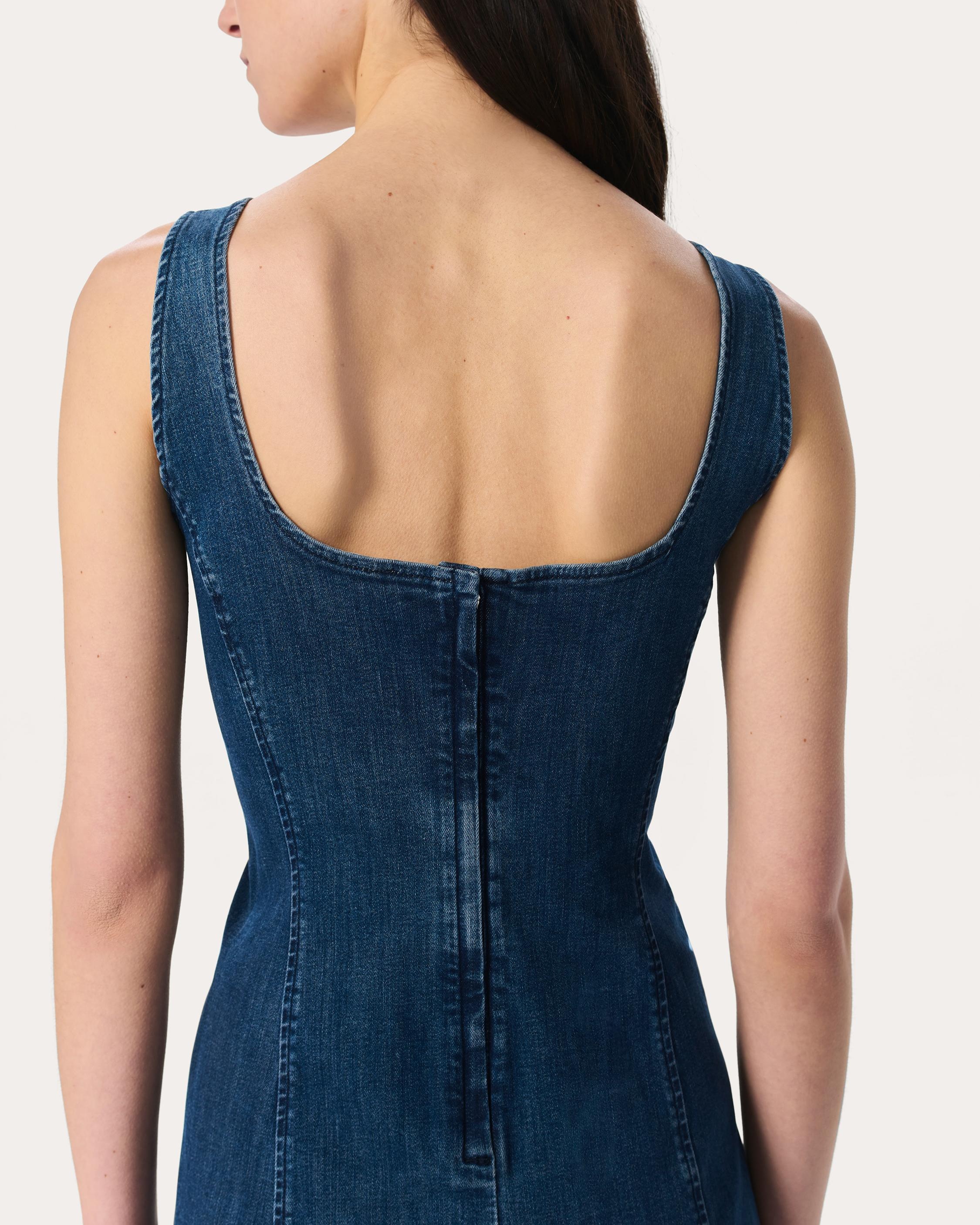 Athena Denim Dress - 5