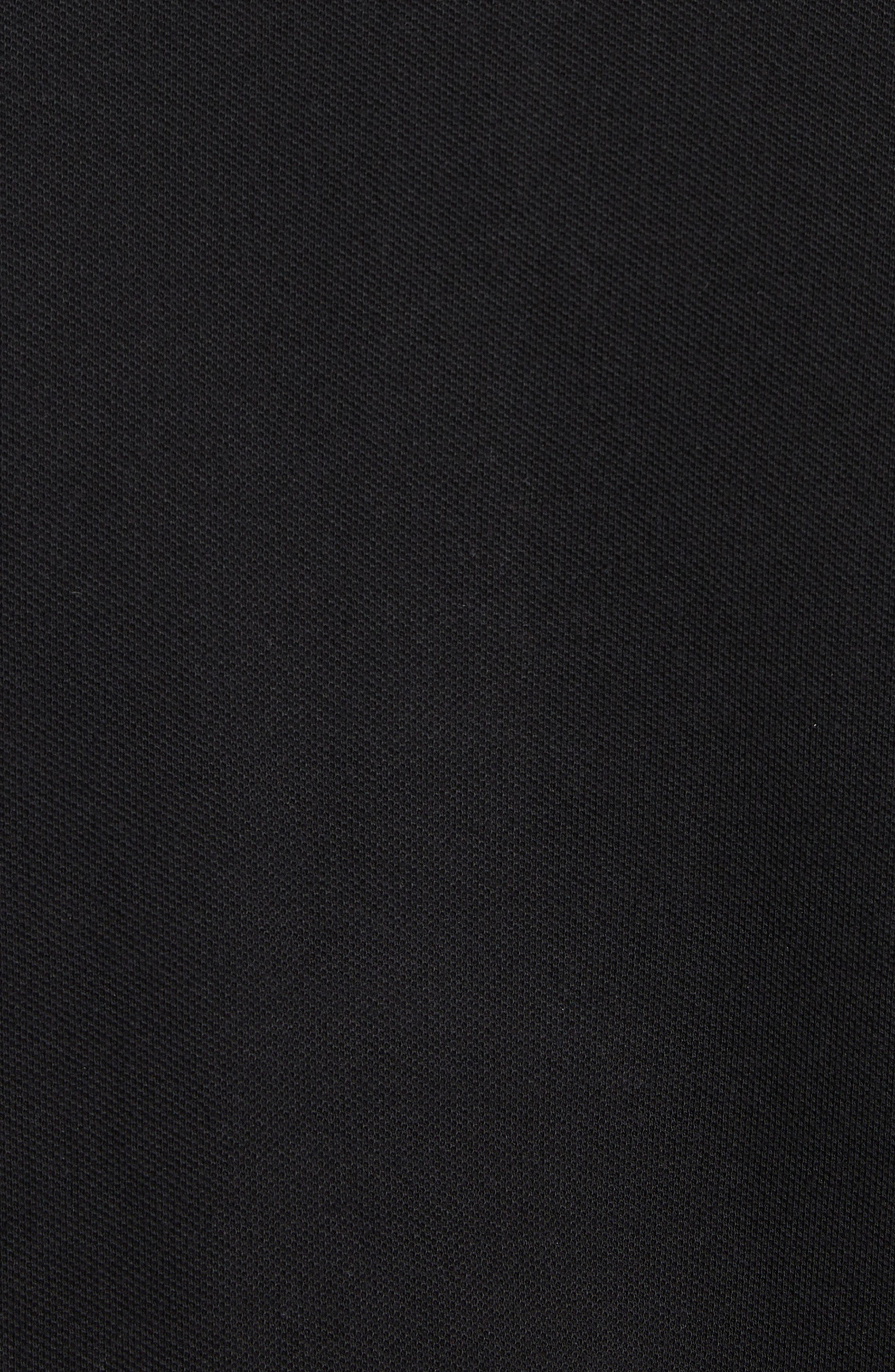 Dolce&Gabbana Logo Crest Cotton Piqué Knit Polo in N0000 Nero at Nordstrom - 6