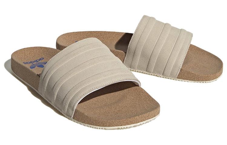 adidas Originals Adilette Premium Slides 'Cork Pack Wonder White' ID2016 - 3