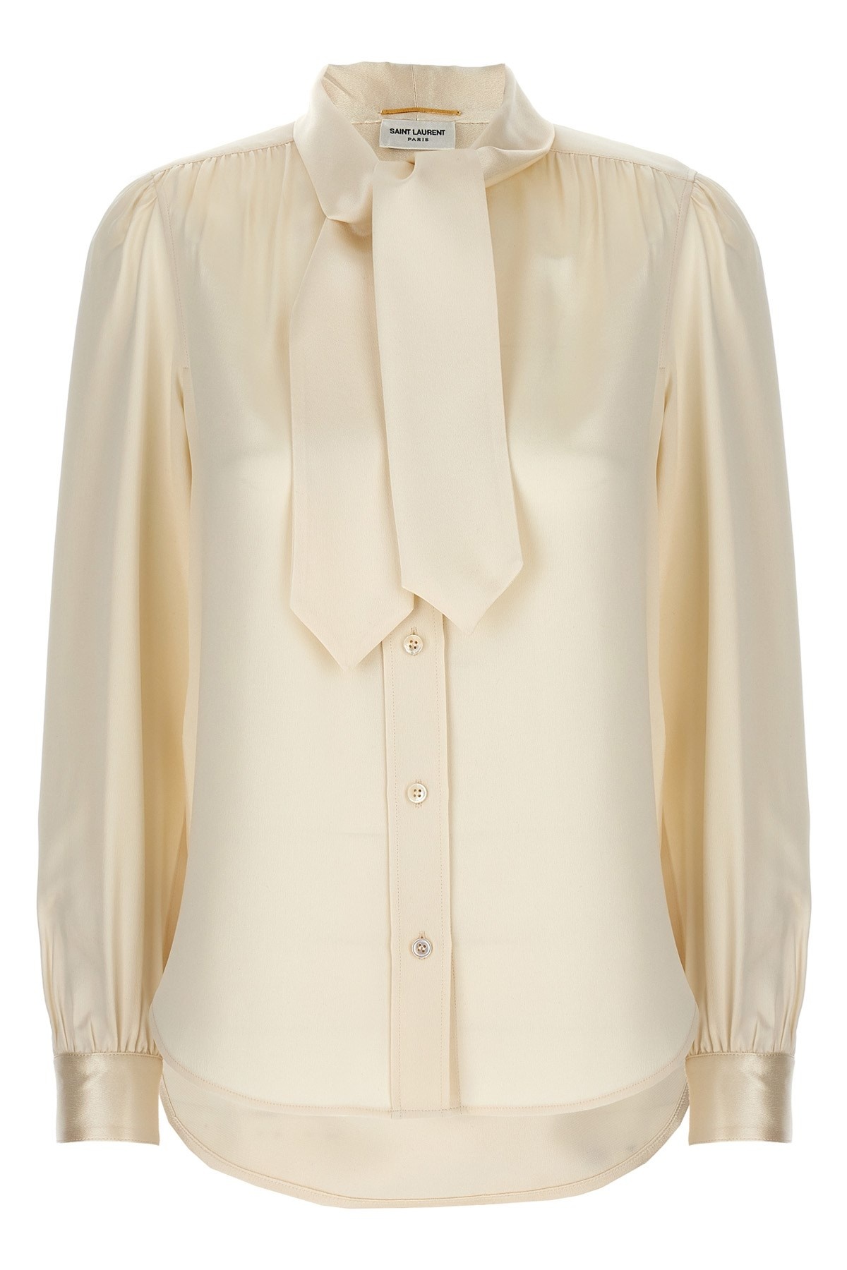 Lavalliere silk shirt - 1