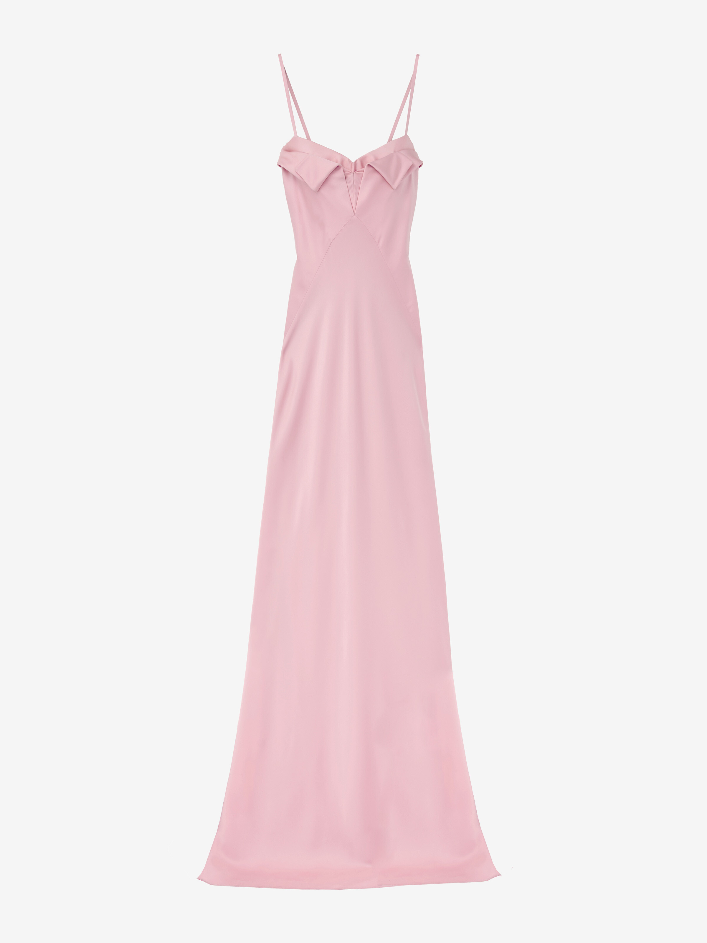 Double Satin Evening Dress - 1