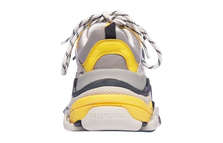 (WMNS) Balenciaga Triple S Trainer 'Yellow Grey' 524039W09OH7074 - 5