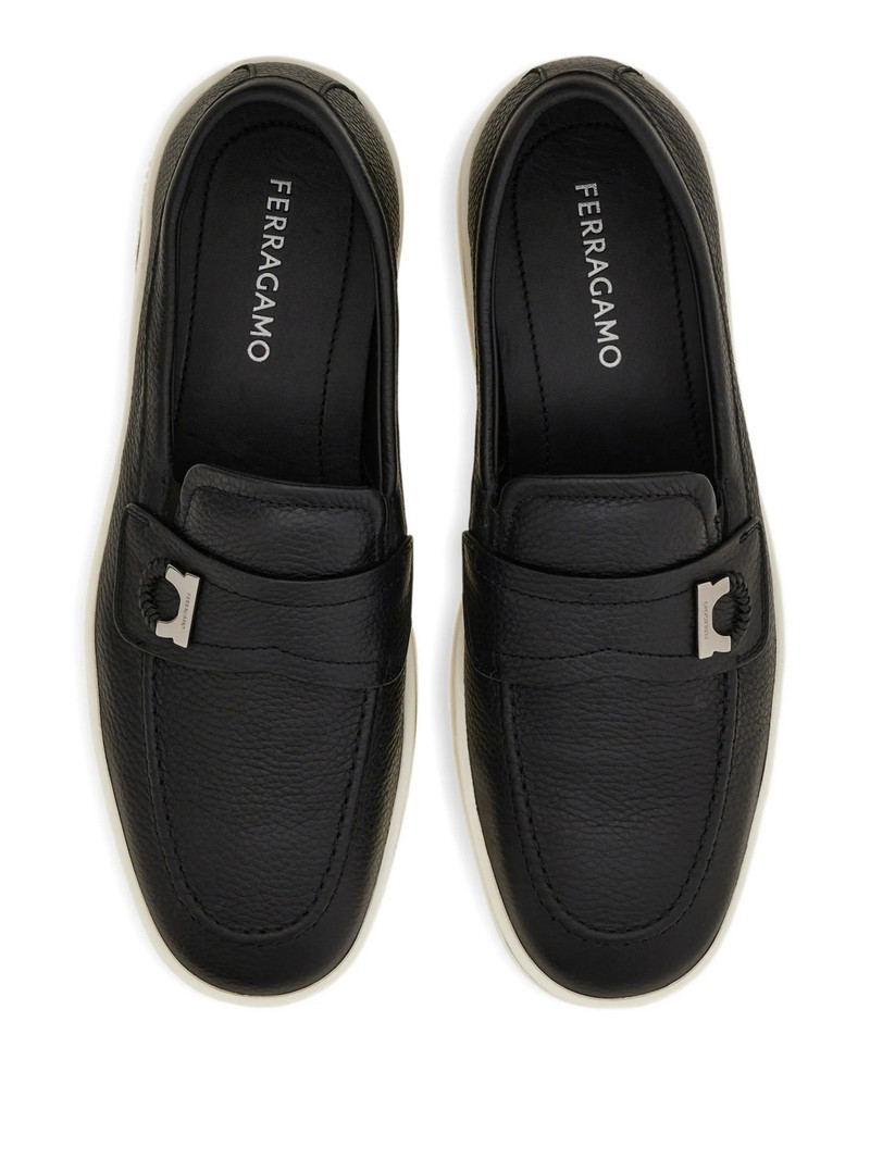 FERRAGAMO Ferragamo Gancini Loafers outlook