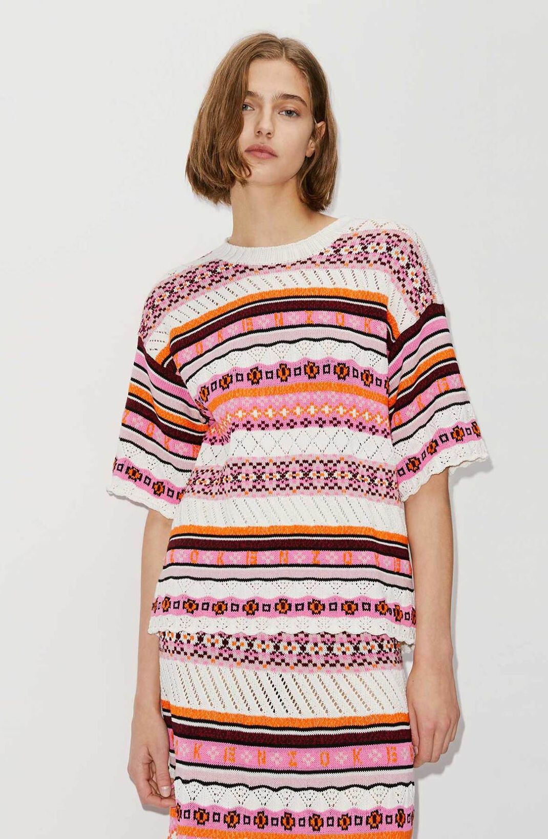 'Fair Isle' oversized jumper - 4