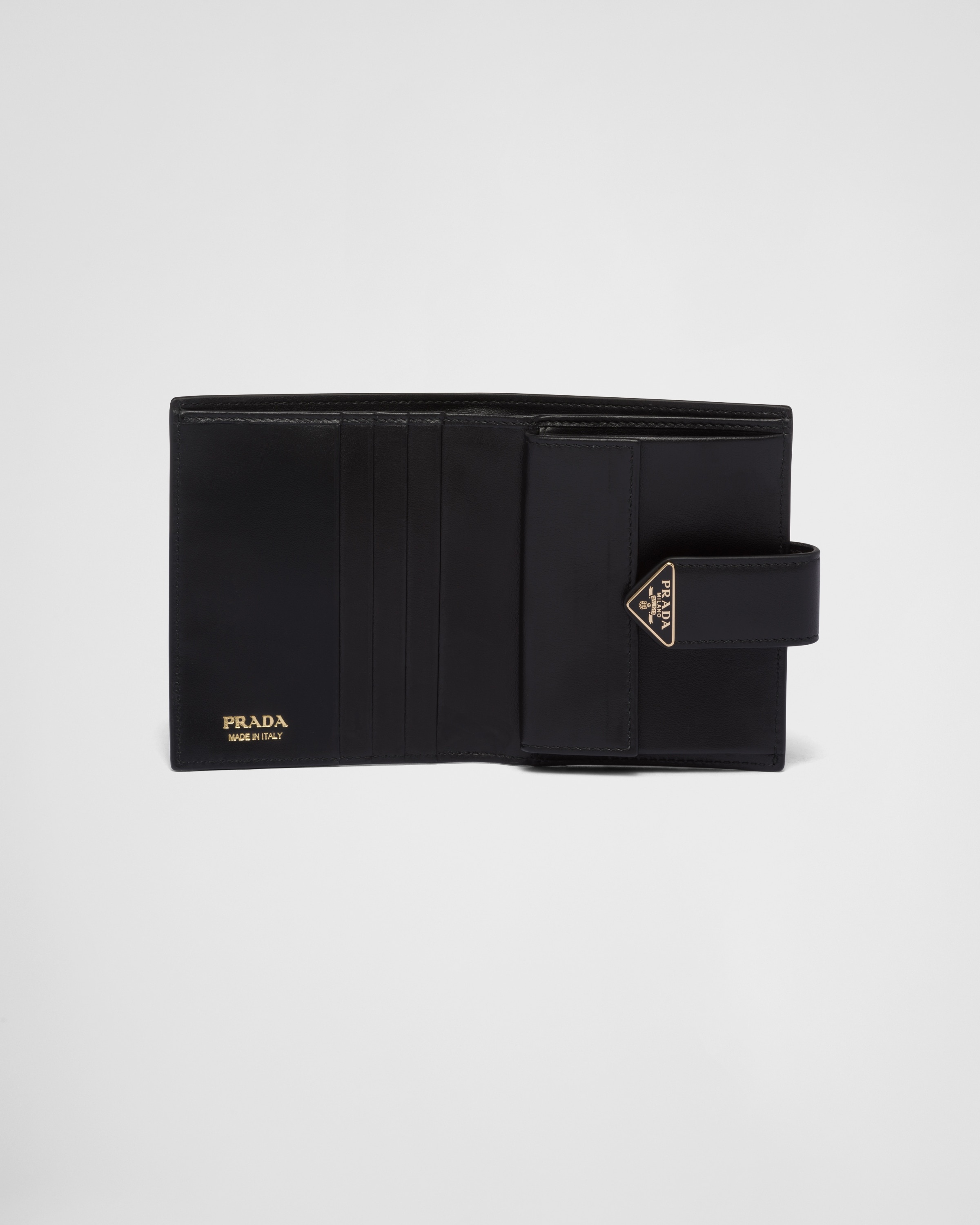 Small Saffiano and smooth leather wallet - 4