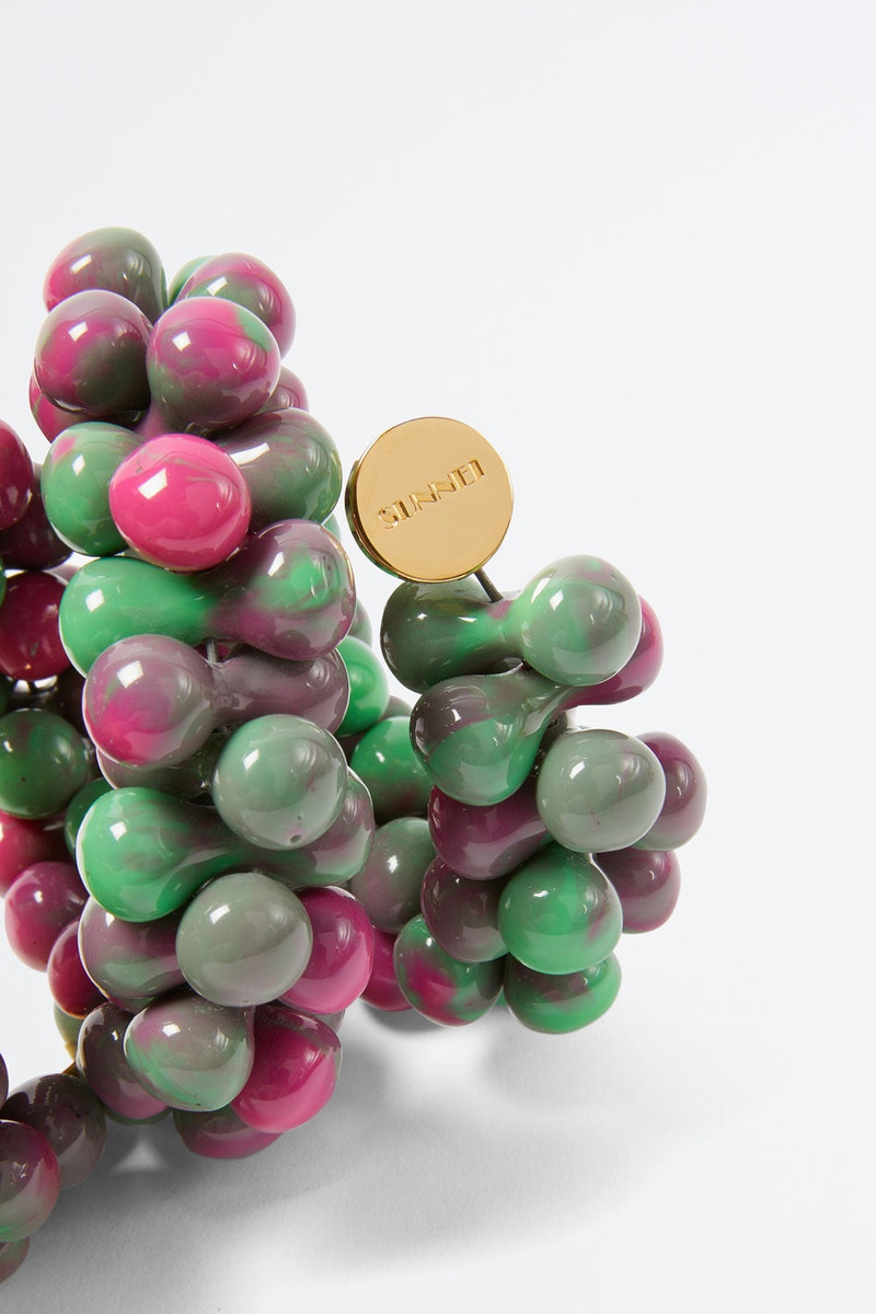 SUNNEI GREEN & PINK BIRILLI GOLD BRACELET outlook
