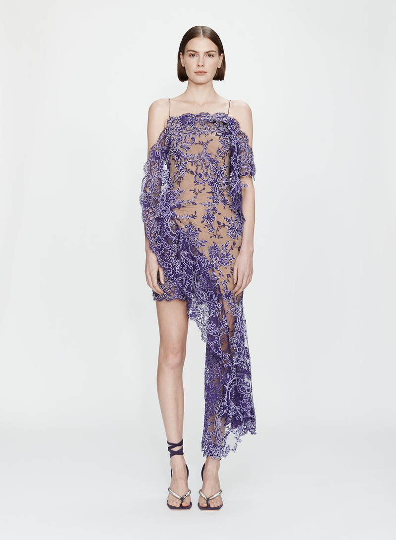 Iris Floating Lace Suspend Mini Dress 1