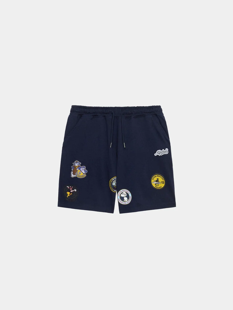PATCHED JERSEY SHORT - 1