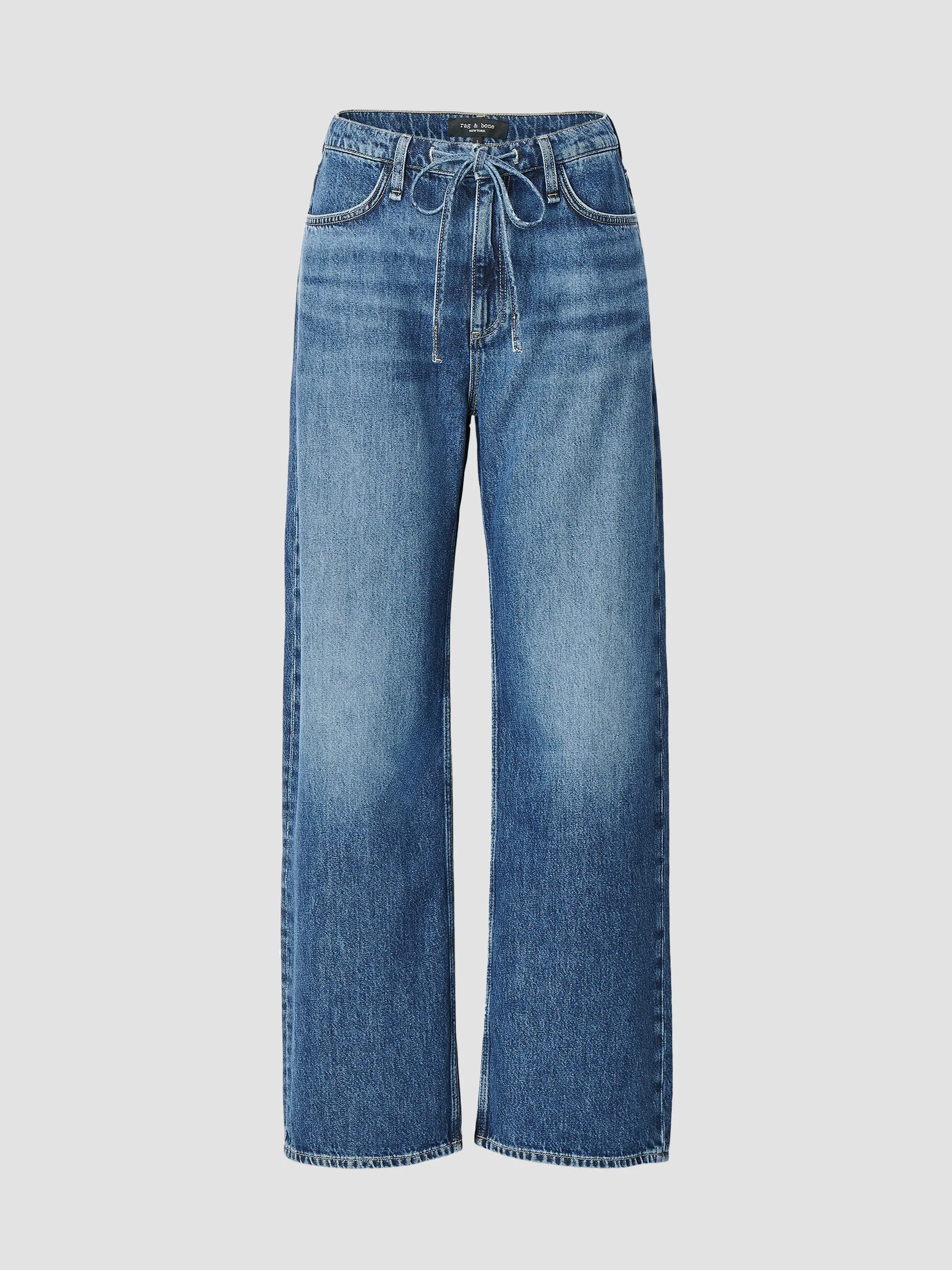 Women's Phoebe Drawstring Wide Leg Jeans - Floyd - 1