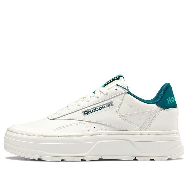 (WMNS) Reebok Club C Double Geo 'Chalk Future Teal' H67348 - 1