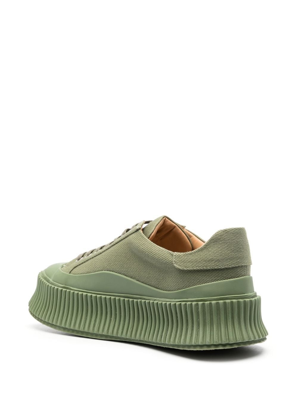 round-toe chunky-sole trainers - 3